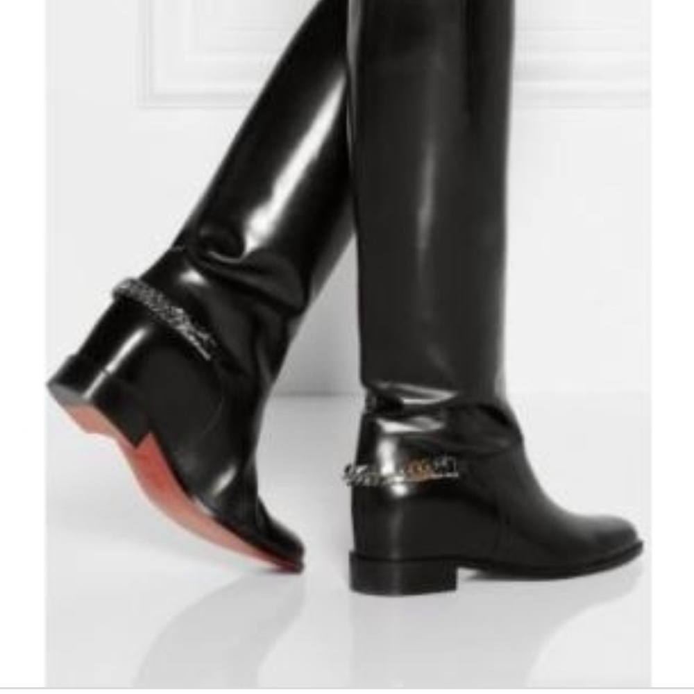 Christian Louboutin Cate metal riding boot
